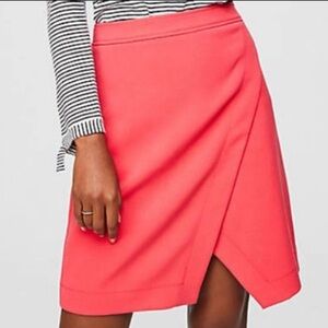 Loft Doubleface Wrap Skirt